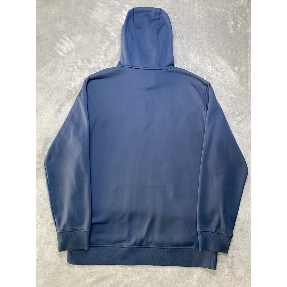 Burton Hoodie Mens Large Blue Dryride MB Cymbal HDD Pullover Logo Fleece Lined - Picture 2 of 6